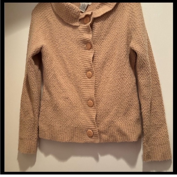 Anthropologie Sweaters - Anthropologie sleeping on snow sweater size M cozy, warm button up sweater